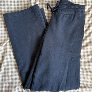 Aritzia Heather Navy Blue Boyfriend Sweatpants